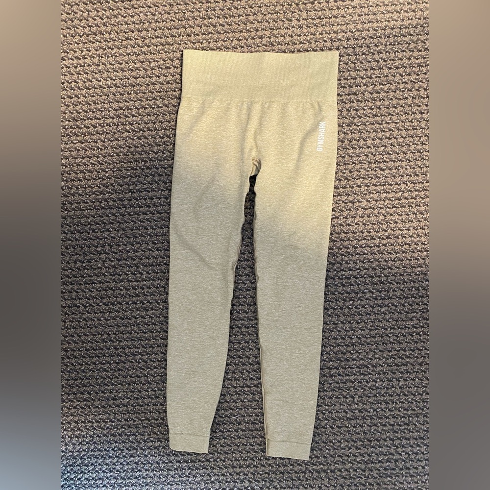 Gymshark Adapt Marl Seamless Leggings (Beige)